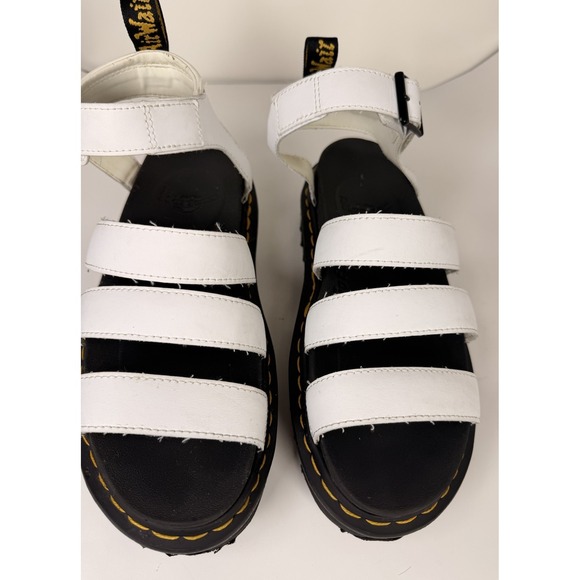 Dr Doc Martens Blaire Women's Size 8 Leather Strappy Platform Gladiator Sandals - Picture 3 of 10